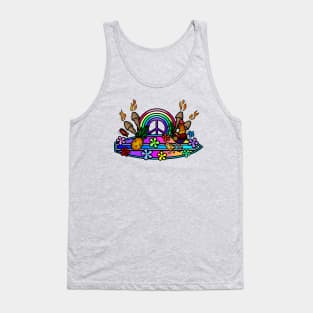 Hawaiian Vacation - Peace, Man Tank Top